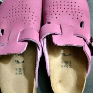 Birki's sandal color pink used made in Germany.